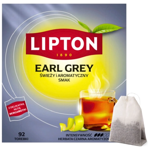 Herbata Lipton Earl Grey | 92 szt